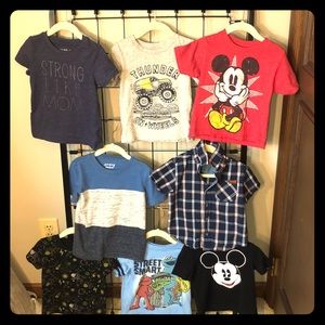 2T - Boys T-shirt Bundle - 8 shirts - 👍 condition